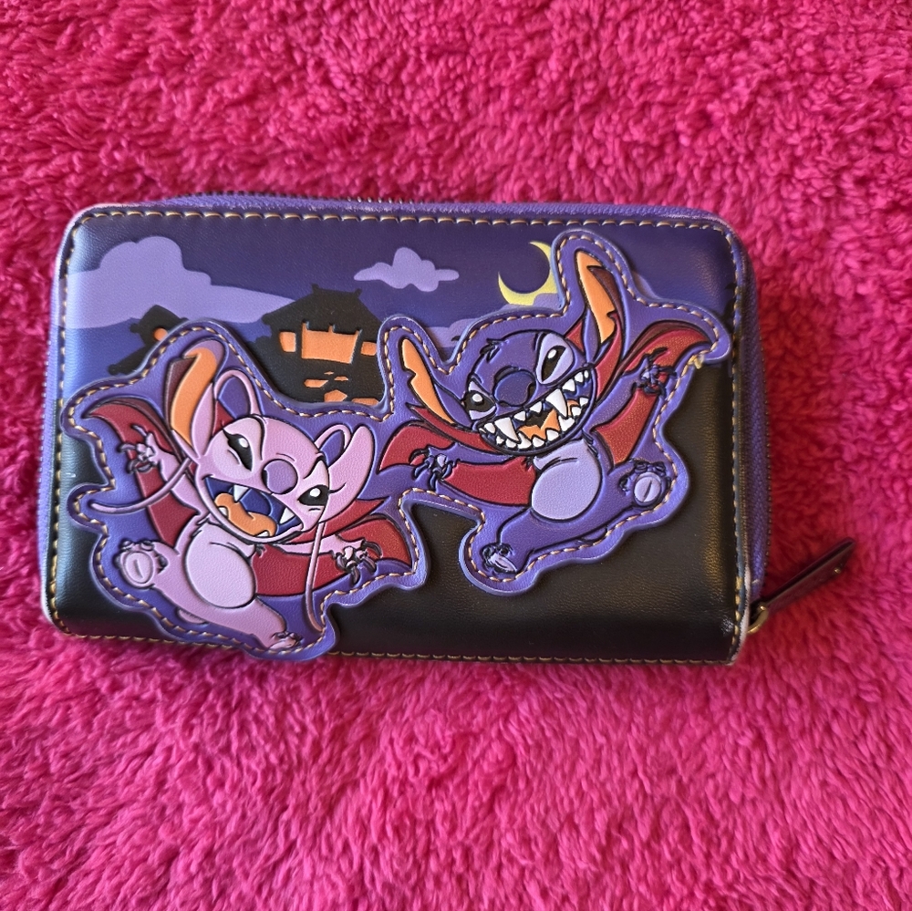 Loungefly - Stich And Angel - Halloween Wallet